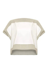 Luna 上衣(白色和米色)