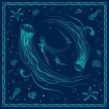 MEDUSA silk scarf