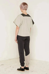 Mars Top (Grey and Beige)