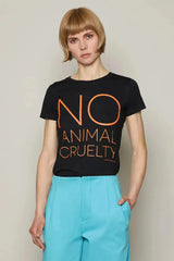 No Animal Cruelty T-Shirt (Black)