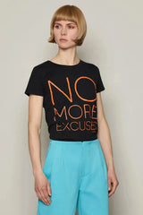 No More Excuses T 卹(黑色)