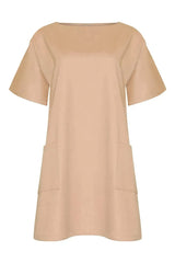 寶拉連衣裙(米色)