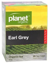 Planet Organic Herbal Tea Bags Earl Grey (25 Tea bags)