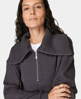 Restful 圈圈半拉链运动衫 Sb8089 都市灰色