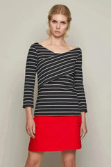 Sophie 上衣(黑色和白色)