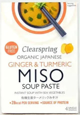 Clearspring Instant Miso Soup Paste 60g - Ginger & Turmeric