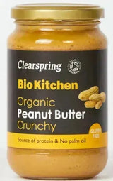 Clearspring Organic Peanut Butter 350g - Crunchy