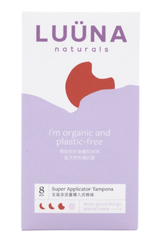 Luuna Naturals - 8 Super Applicator Tampons