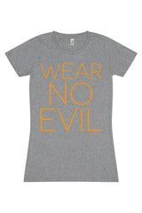 Wear No Evil T 卹 (灰色)