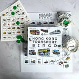 HONG KONG Transport Bingo Bilingual Edition
