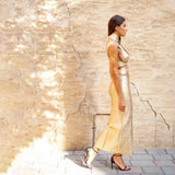 弗洛拉中长连衣裙