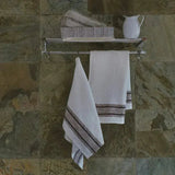 INKA Hand Towels - Tula Charcoal Grey Print (Set of 2)