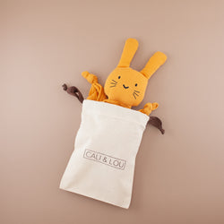 Mustard Yellow Bunny Cuddle Comforter