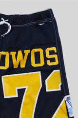 Unisex Rework Wolverines Jersey Shorts - Women-L, Men-M