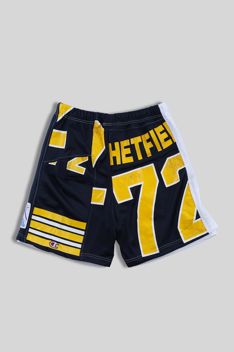 Unisex Rework Wolverines Jersey Shorts - Women-L, Men-M