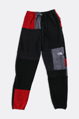 Unisex Rework North Face Patchwork Fleece Pant - XS