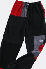 Unisex Rework North Face Patchwork Fleece Pant - XS