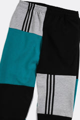 Unisex Rework Adidas Patchwork Sweatpants - L