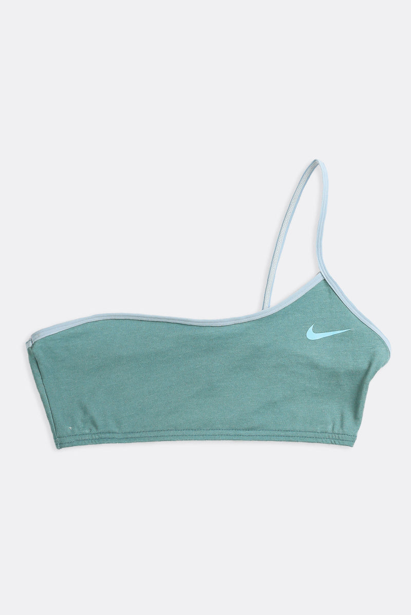 Rework Nike One Shoulder Bra Top - M