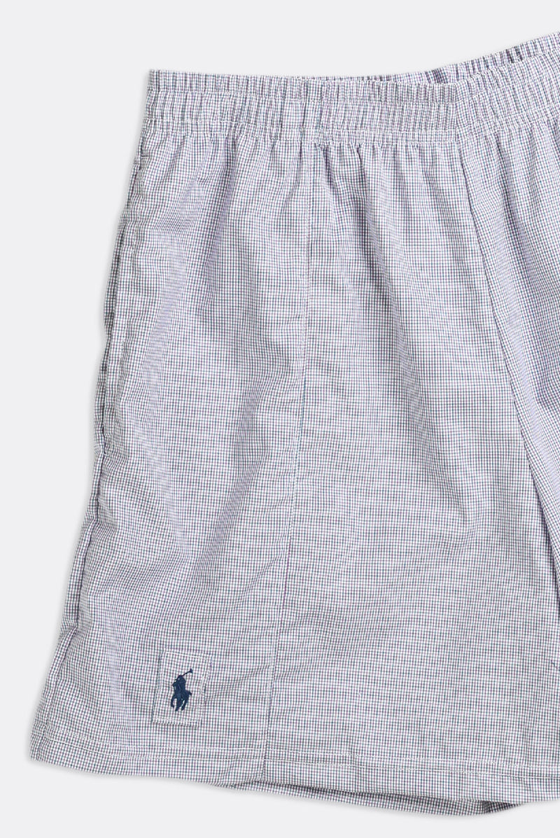 Unisex Rework Oxford Boxer Shorts - M