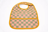 SUSTAINABLE BABY BIB - CHECKS