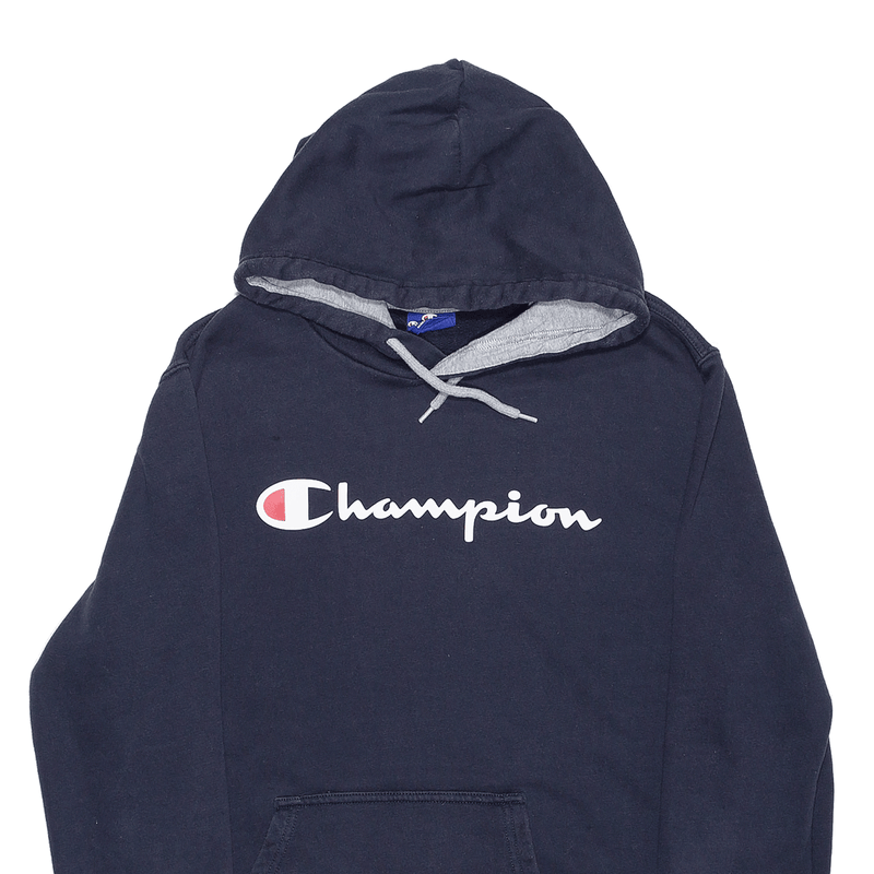 CHAMPION Blue Pullover Regular Hoodie Womens M