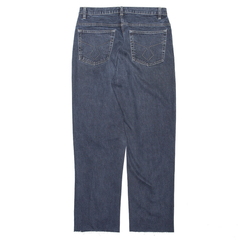 Blue Denim Regular Straight Jeans Womens W30 L28