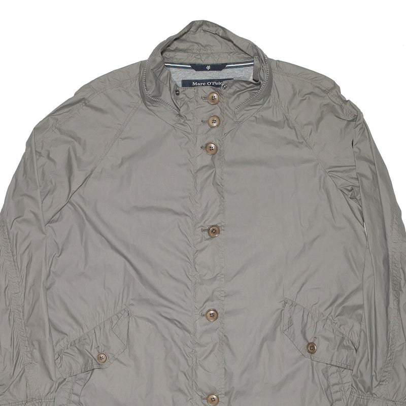 MARC O'POLO Grey Nylon Lightweight Rain Jacket Womens L