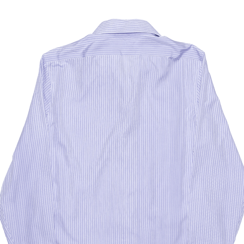 CALVIN KLEIN Purple Cotton Striped Long Sleeve Shirt Mens M