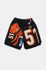 男女皆宜的 Rework Bengals NFL 球衣短裤 - 女款 - 男款 - 男款 - S