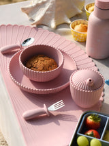 Seashell Silicone Placemat - Pink｜Kids Placemat