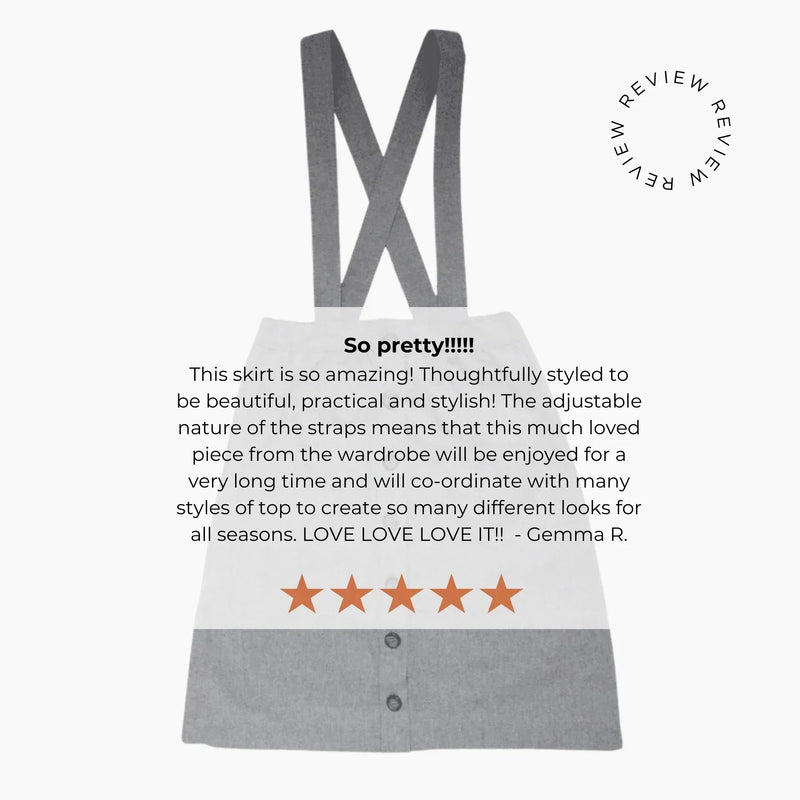 Parker Pinafore Skirt - Pre-loved - Size 6 ♻️