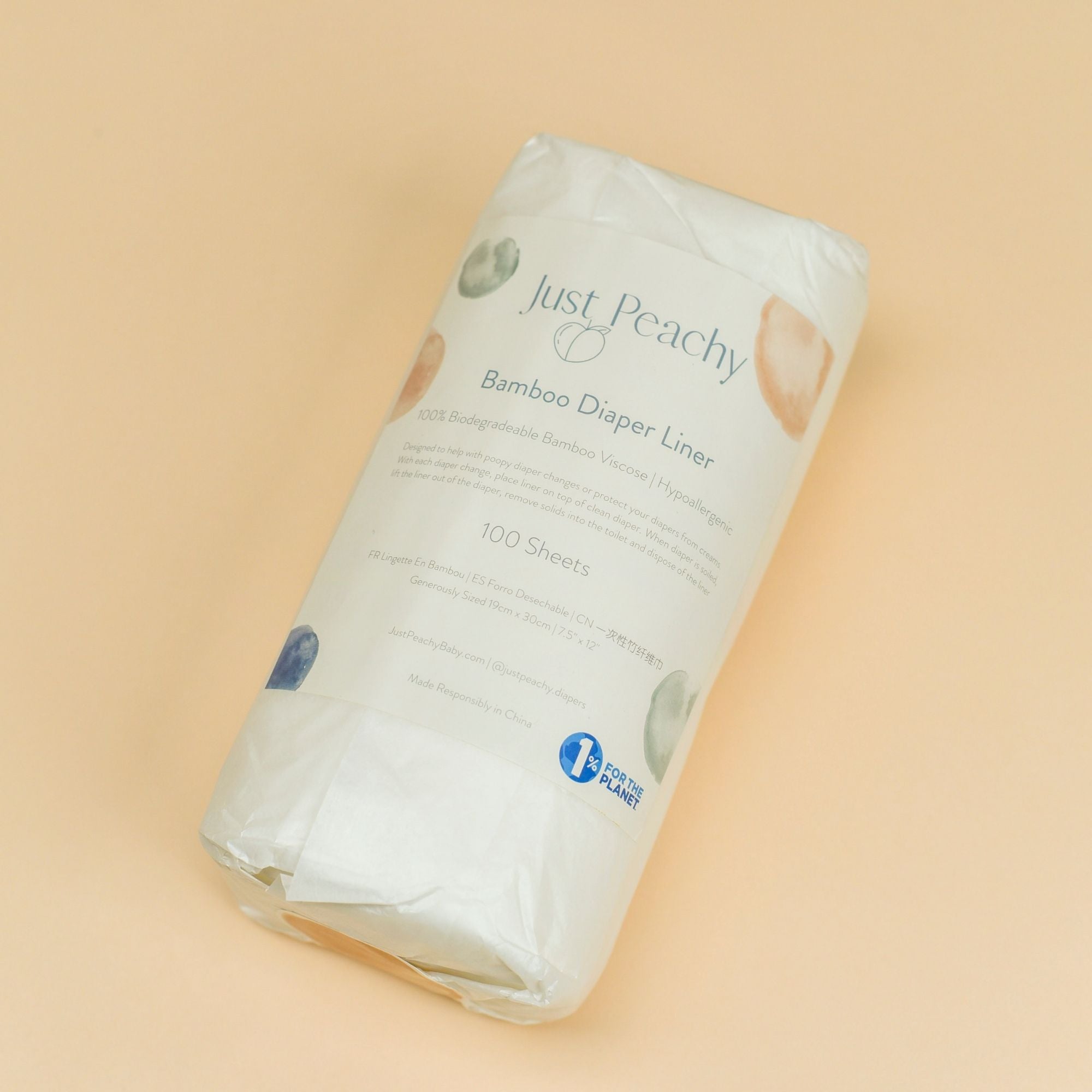 Bamboo Biodegradable Liners 100 Sheets