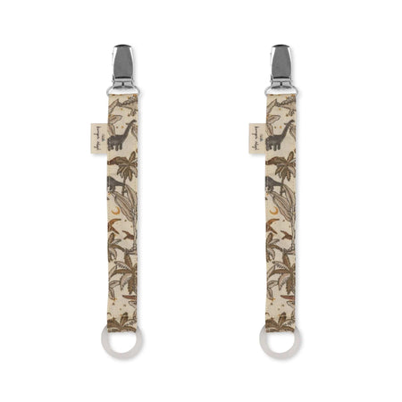 2 Pack Pacifier Strap - Dino