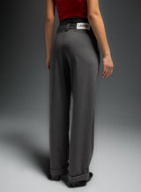 SMITH 灰色修身长裤