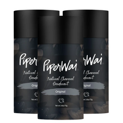 NATURAL DEODORANT STICK WITHOUT ALUMINUM, ACTIVATED CHARCOAL 3Pack (40%) Off) Dropship