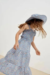 GIRL'S SUMMER DRESS WITH OPEN BACK