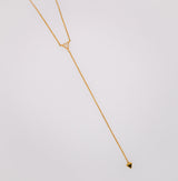 Gilded Triangle Delight Necklace