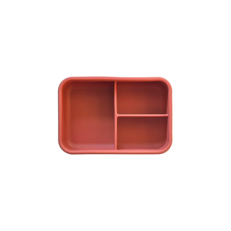 Silicone Lunch Box Hibiscus Red 520ml
