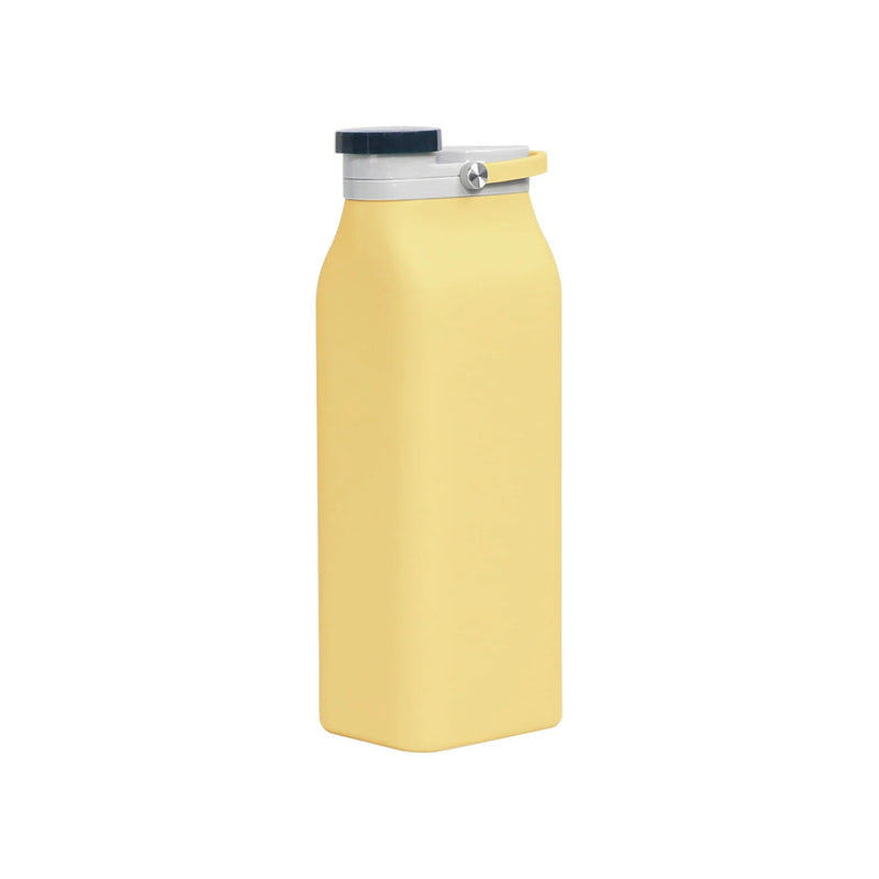 Foldable Silicone Water Bottle 600Ml - Yellow