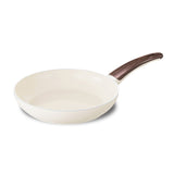 Wood-Be 奶白色陶瓷易潔煎鍋 24cm