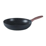 Frypan 1 Handle Cm 24 Rock & Rose Black,Aluminum