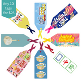 GIFT TAG: Happy Birthday Skyline