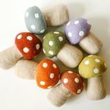 Felt Mushroom Pink 11cm
