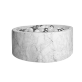 Round Ball Pit Velvet - Marble / 90x40cm