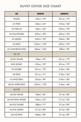 Linen duvet cover in Charcoal