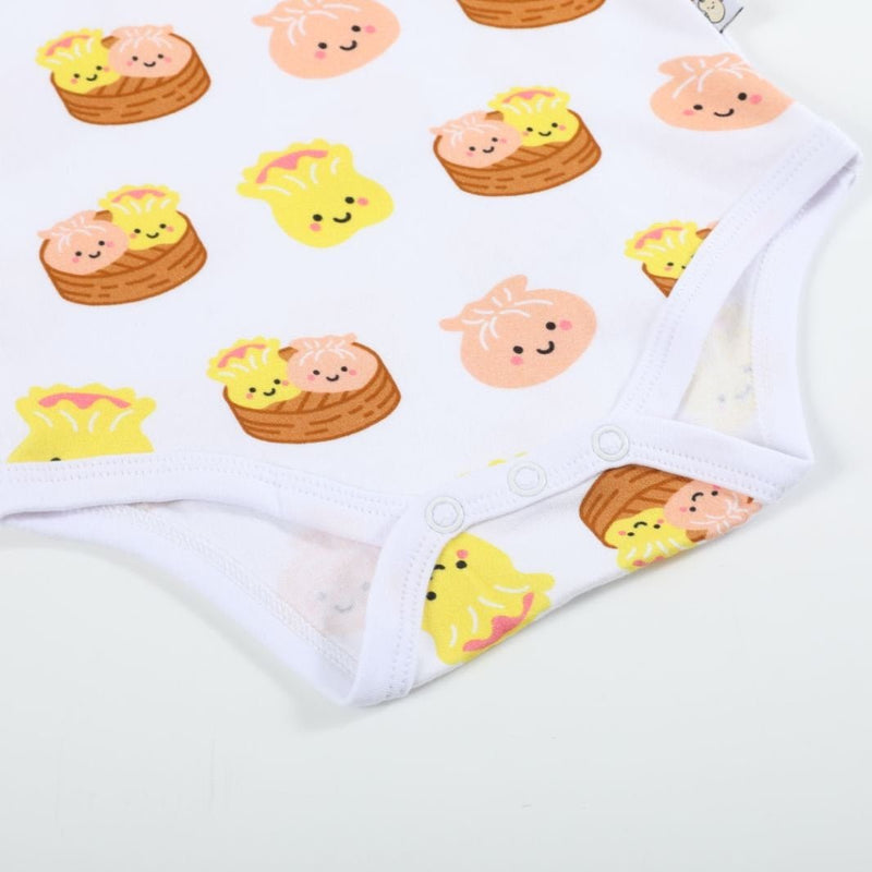 Organic Cotton Baby Onesie - Dim Sum