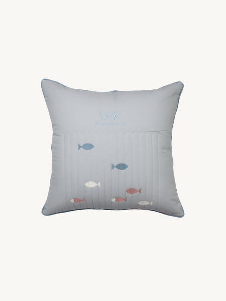 Cotton Cushion Cover - Fish Dance｜Kids Cushion Cover