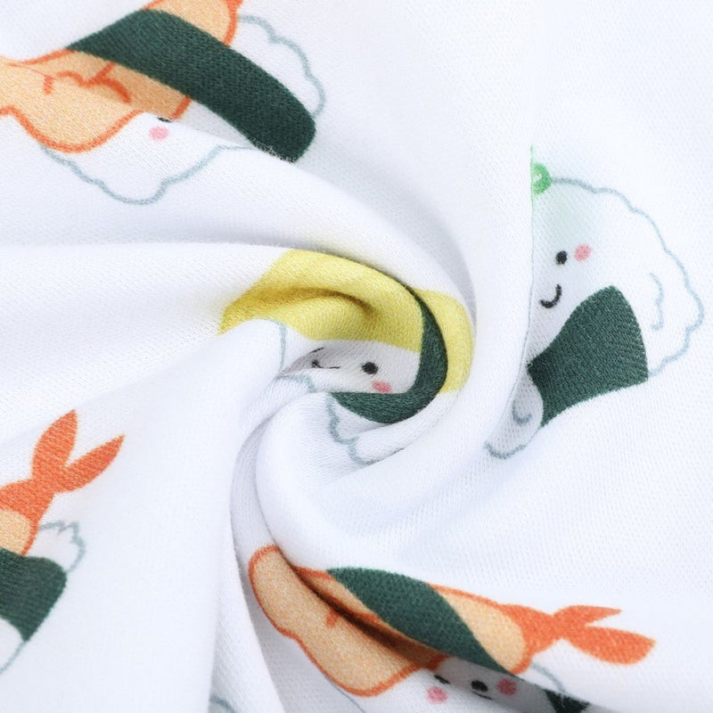 the wee bean organic cotton onesie in sushi 