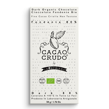 Organic Dark 80% Chocolate Bar 50g